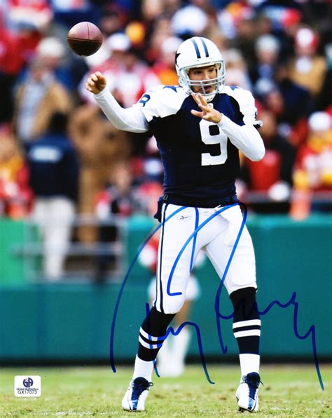 Tony Romo Signed Cowboys 8x10 Photo (GA) | Pristine Auction