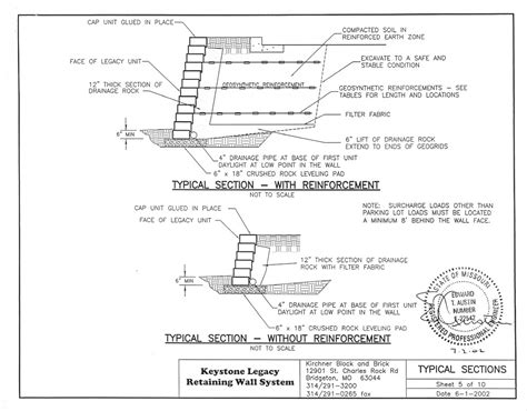 St. Louis County Keystone Legacy Retaining Wall Master Plans