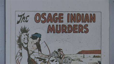 'Osage Reign of Terror': Comic book exhibit sheds light on Oklahoma's dark past