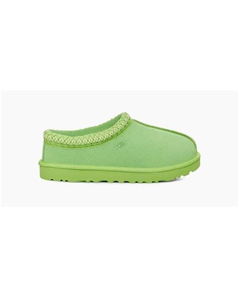 UGG Wool Tasman Slipper in Green | Lyst