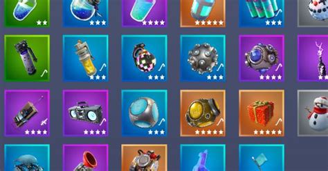 Item List features all of the healing, shield, traps currently ...