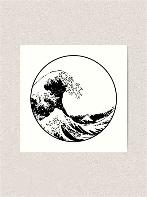 "The Great Wave off Kanagawa" Art Print for Sale by kontorasuto | Redbubble