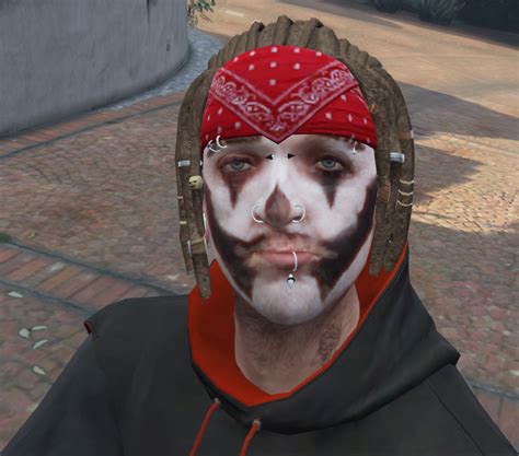 Juggalo face paint Wade - GTA5-Mods.com