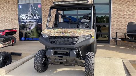 2020 Polaris Ranger 1000 Camo with Thumper Fab Audio Roof - YouTube