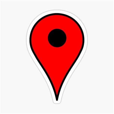 "Location Pin" Sticker for Sale by ajshulman11 | Redbubble