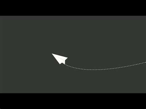 Paper Plane Animation in After Effects - YouTube