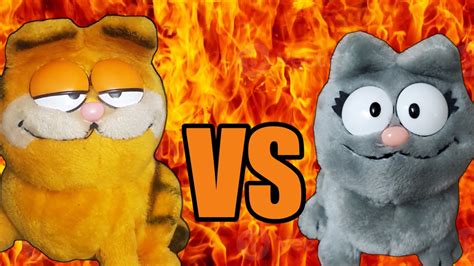 Garfield VS Nermal! (Plush short) - YouTube