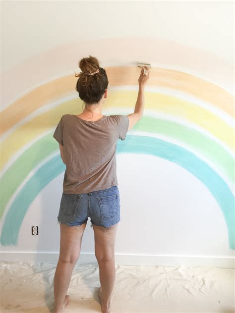 Rainbow Wall Mural Tutorial Recap — Lindsay Mills | Edmonton's Stylist and Creative Director