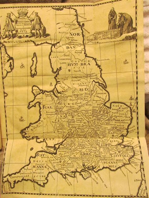 [1692] Map of the Heptarchy (Anglo-Saxon England) : oldmaps