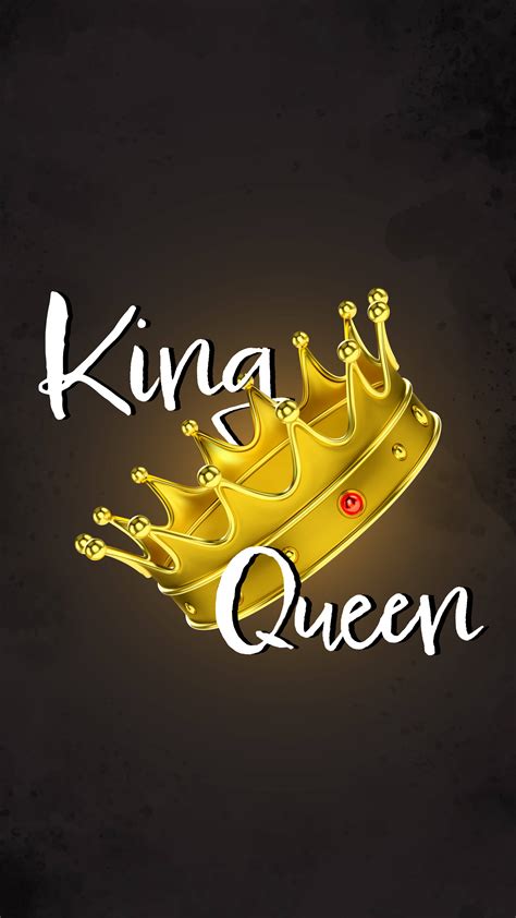 Download Glowing King And Queen Phone Wallpaper | Wallpapers.com