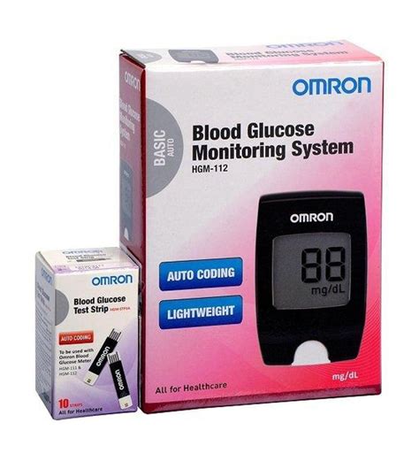 Buy Omron Blood Glucose Monitor (HGM-112) Online - Sugar Monitors ...