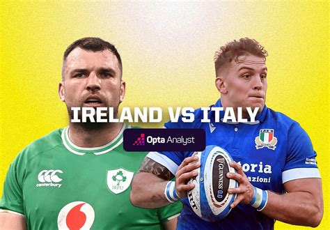 Ireland vs Italy Prediction and Preview | Six Nations 2024 | Opta Analyst