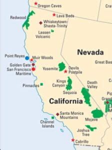 List of National Parks in California
