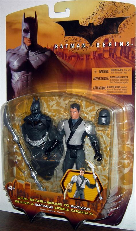 Dual Blade Bruce Batman Figure Batman Begins Mattel