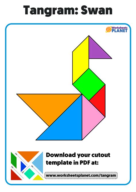 Animal Tangram Shapes For Kids | Ready for Print Set