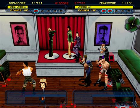 Screenshot of Dynamite Cop! (Arcade, 1999) - MobyGames