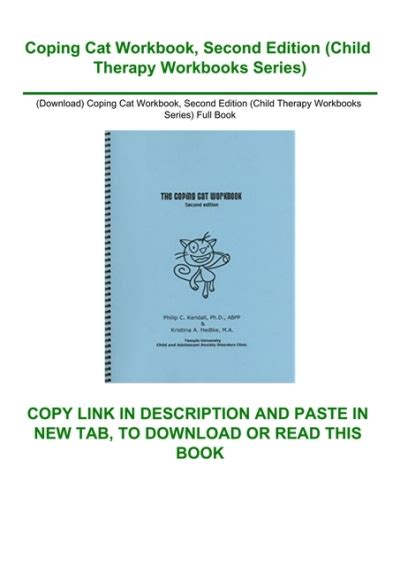 (Download) Coping Cat Workbook Second Edition (Child Therapy Workbooks ...