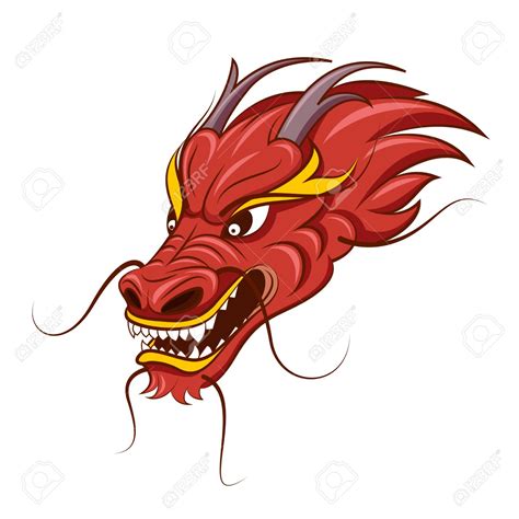 Chinese Dragon Face Drawing at GetDrawings | Free download