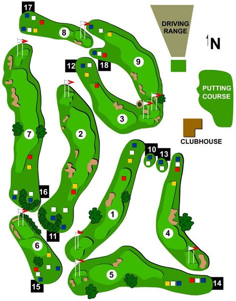 Course Layout – River Ridge Golf Club