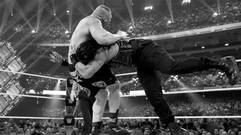 Wrestlemania 34 ~ Roman Reigns vs Brock Lesnar - WWE Photo (41294214) - Fanpop