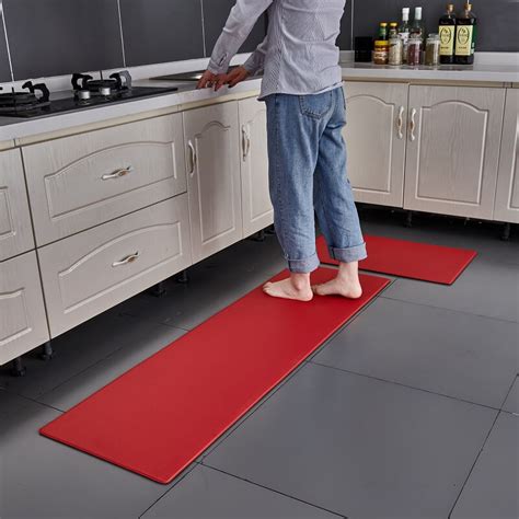 Waterproof Kitchen Rugs Mat,No Slip Kitchen Runner Rugs Washable, Rectangular Cushioned Area Rug ...