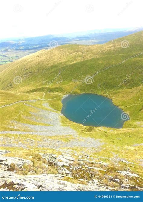 A Lake District tarn stock image. Image of climbing, tarn - 44960351