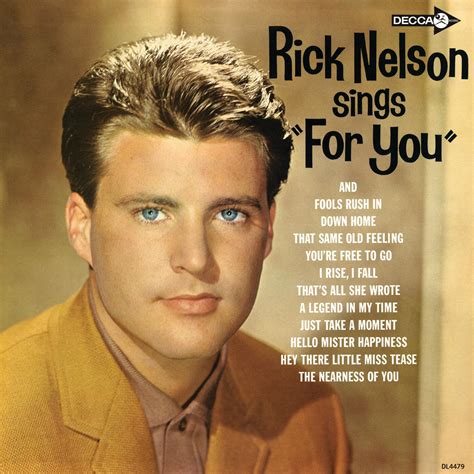 Rick Nelson - Rick Nelson Sings For You | iHeart