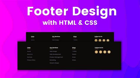 Responsive Footer Templates