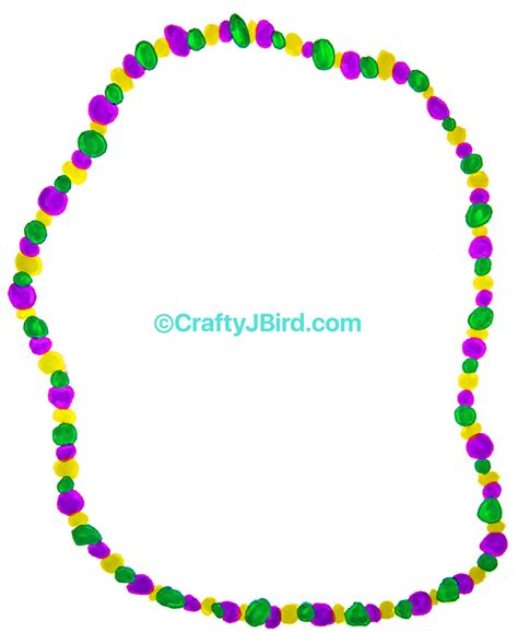 Mardi Gras Beads - Crafty JBird