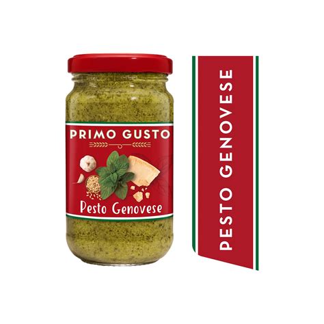PRIMO GUSTO Έτοιμη Σάλτσα Ζυμαρικών Pesto Genovese Χωρίς γλουτένη 190gr ...