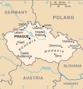 Czech Republic (Czechia) Map (Political) - Worldometer