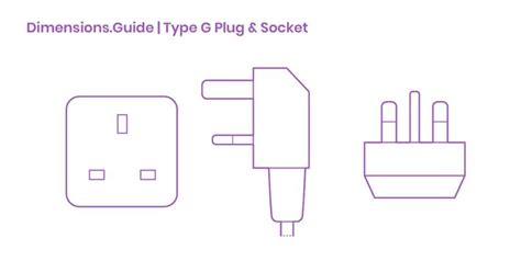 The Type G Plug & Socket is a 3 plug socket primarily used in UK, Ireland, Malta, Malaysia, and ...