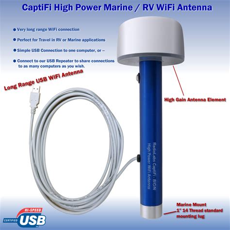 The CaptiFi WiFi Antenna - The Single best RV or Marine WiFi Solution