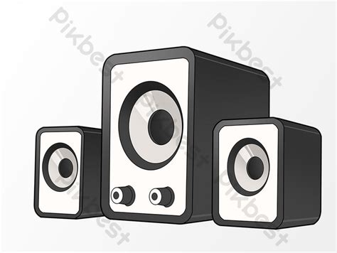 Drawing Sound Cartoon Image Elements PNG Images | PSD Free Download ...