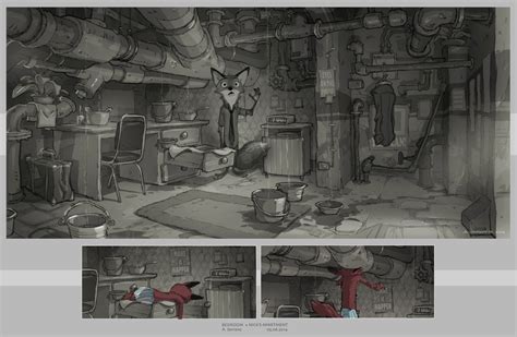 ARMAND SERRANO (ZOOTOPIA POST #4: NICK’S APARTMENT. In the...)