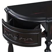 La Spezia AAE290 Black Console Table WF290555AAB | Comfyco