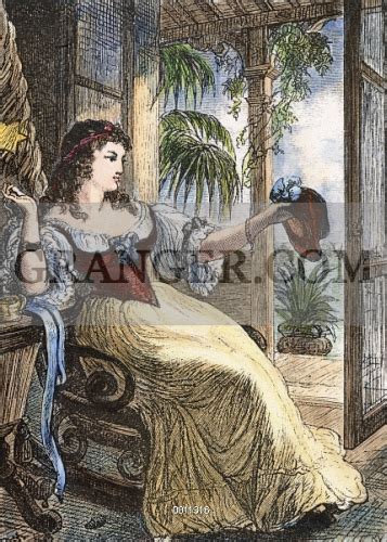 Image of NULLIFICATION CRISIS, 1832. - A South Carolina Belle Sewing A ...