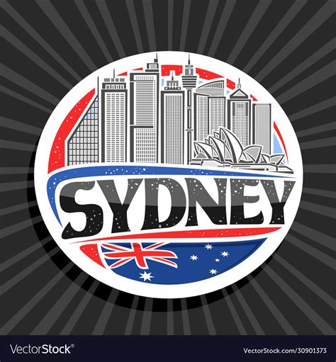 Logo for sydney Royalty Free Vector Image - VectorStock