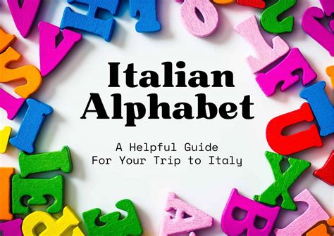 Italian Alphabet – A Helpful Guide for Your Trip to Italy - Mom In Italy