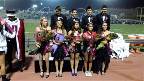 Glendale High School 2012 Homecoming King and Queen announcement - YouTube