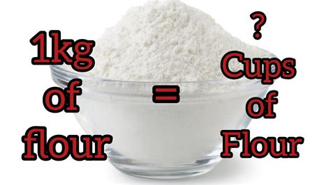 How to measure 1kg of flour||how to measure flour in cups - YouTube