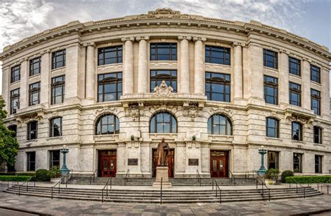 Louisiana Supreme Court Building Front Fisheye View New Orleans Stock ...