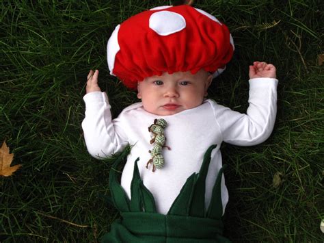 Wispy House: DIY Baby Mushroom Halloween Costume