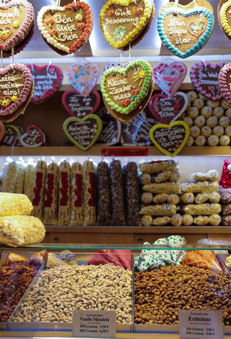 Frankfurt Christmas Market candied nuts, gingerbread hearts and more ...