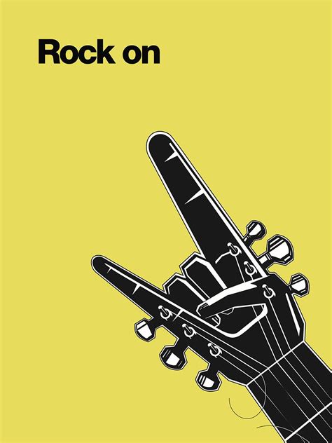 Rock On Motivational Poster | Music poster design, Music artwork, Music poster