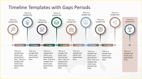 Powerpoint Timeline Template Free Of Animated Timeline Templates with Gaps Periods ...