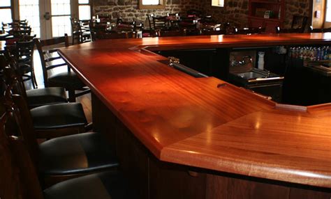 Sapele Mahogany Wood Bar Tops in Spring City, Pennsylvania