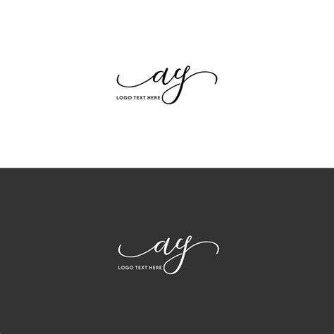 AY initials letter logo, AY signature, AY monogram, AY initials ...