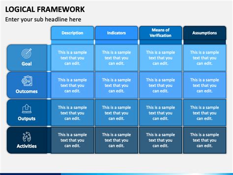 Logical Framework PowerPoint Template - PPT Slides