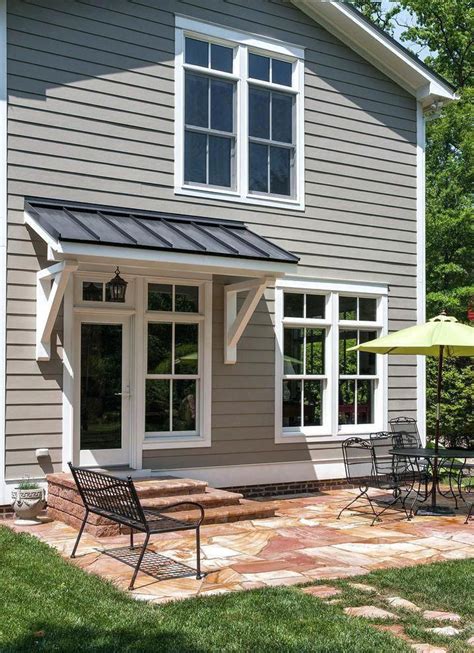 landscape design #simplegardenlandscapeideas | House awnings, House exterior, Awning over door